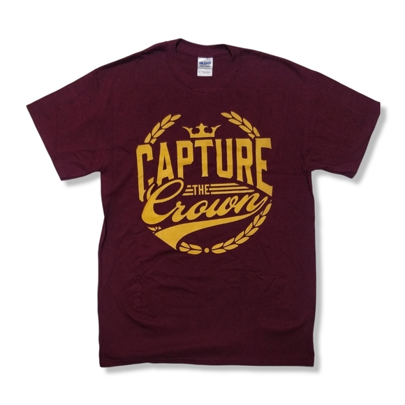 NWOT Capture the crown maroon band shirt - Picture 1 of 5